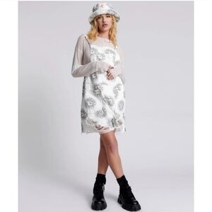 New One Teaspoon Cymatic Pini Denim Playsuit